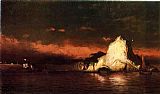 William Bradford Perce Rock, Belle Isle Straits painting